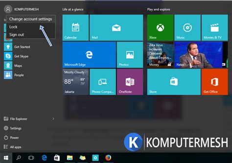 Cara Mengganti Foto Profile Pada Windows 10 Desktop Of Windows 10