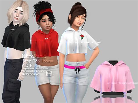 Simsdom Sims 4 Clothes Cc 4 0 2 Tees And Pants Full