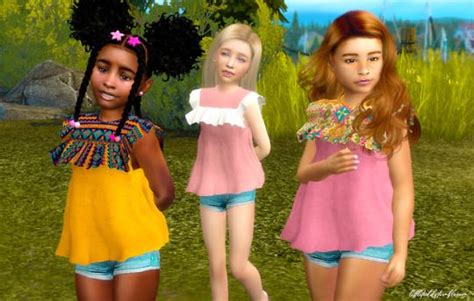 The Sims 4 Kids Lookbook Toddler Clothing Lookbook Photo Roupas Bebes
