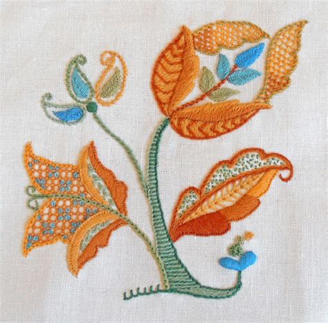 Crewel Embroidery Kit Autumn Gold