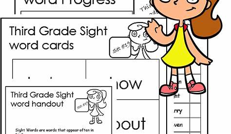 3rd grade sight words list