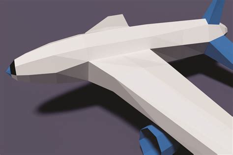 Diy 3d Paper Plane Template 3d Model Origami Printable 482704