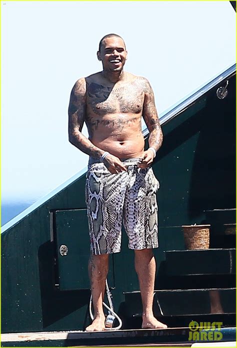 Chris Brown Goes Shirtless In Saint Tropez Photo 3167511 Chris Brown Shirtless Photos Just