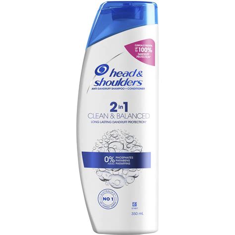 Head And Shoulders Clean And Balanced 2 In 1 Dandruff Shampoo And Conditioner