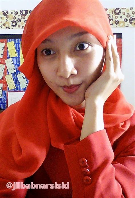 Foto Cewek Hijab Merah Narsis Jilbab Narsis