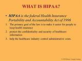 Photos of Health Insurance Portability And Accountability Act Of 1996
