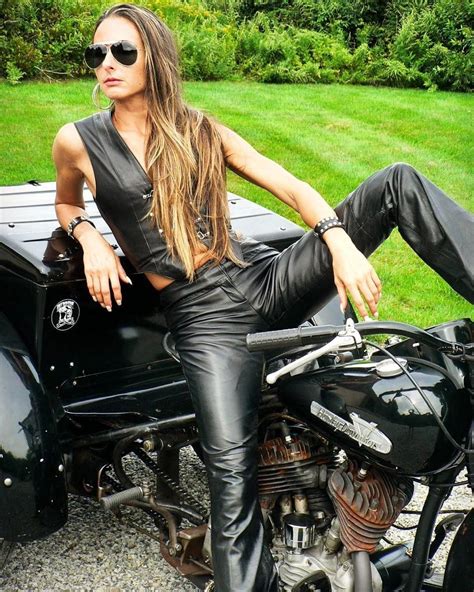 Motorbike Girl Motorcycle Outfit Motorcycle Girls Leather Dress