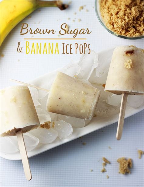 Brown Sugar Banana Ice Pops Recipe And Dairy Pure Giveaway