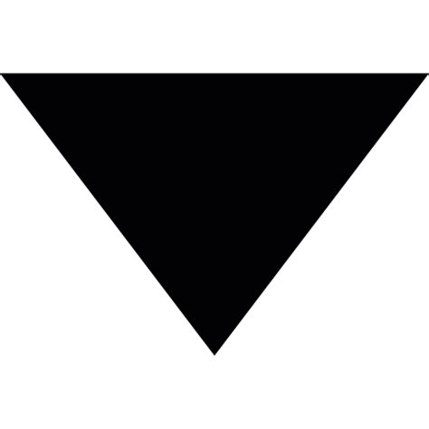 Triangular Arrow Pointing Down Free Arrows Icons