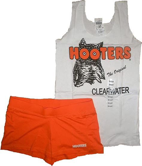 New Hooters Girl Uniform Tank Shorts Florida Small Halloween Costume Clothing