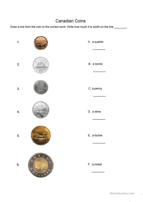 identifying coins  coin values worksheets kitty baby love
