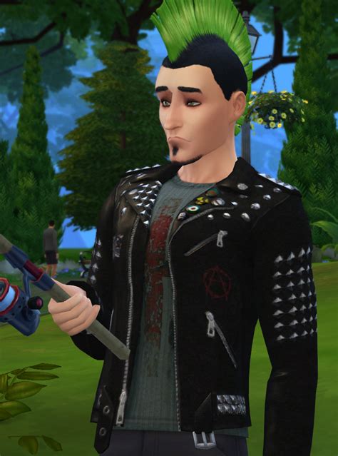 Mod The Sims Sex Pistols Leather Jacket