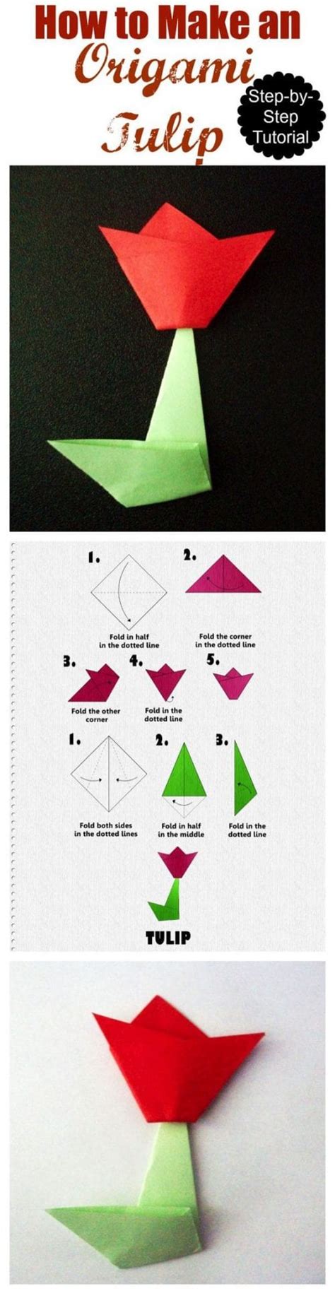 How To Make An Origami Tulip Tutorial Divine Lifestyle