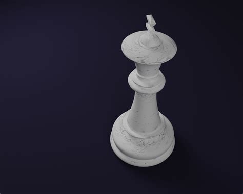 3d High Poly Chess King Model Made In Blender 3d Model Cgtrader