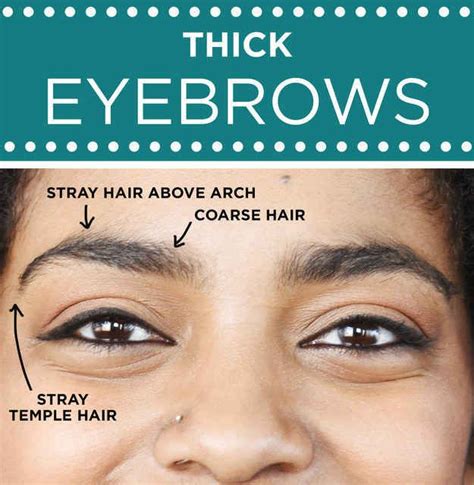 For Eyebrows That Are Already Thick Focus On Cleaning Up Around The