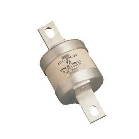 White Din Type Fuse Links Type Hn 80 Amp Landt For Industrial At Rs 210