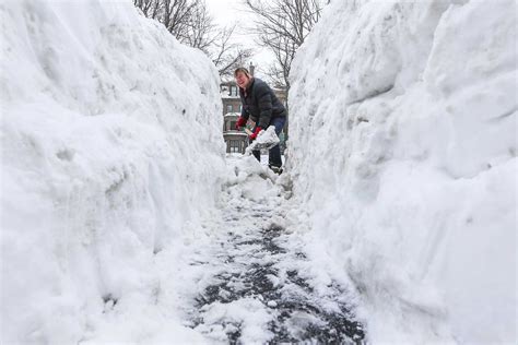 Snow Storm In Boston Photos Of Endless Winter Time