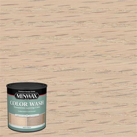 Minwax Water Based White Wash Interior Stain Quart In The Interior