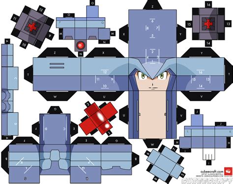 Cubee Craft Megaman X Papercraft