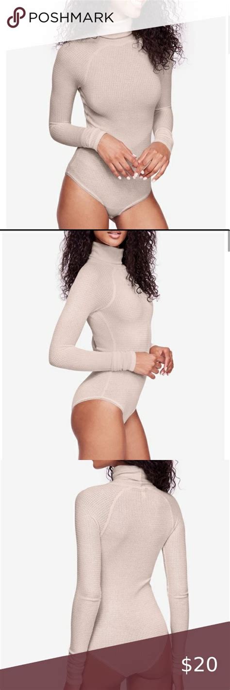 Free People All You Want Turtle Neck Bodysuit Ballet Pink Fashion