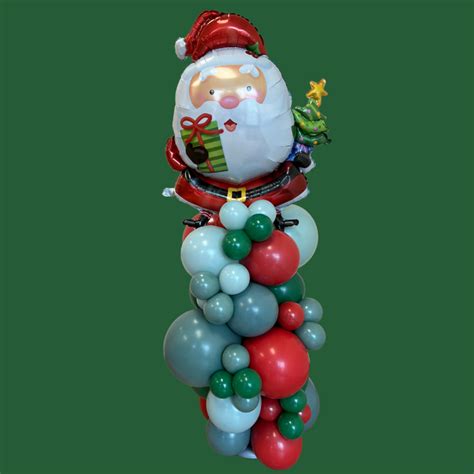 Santa Balloon Column Fig Balloon Co