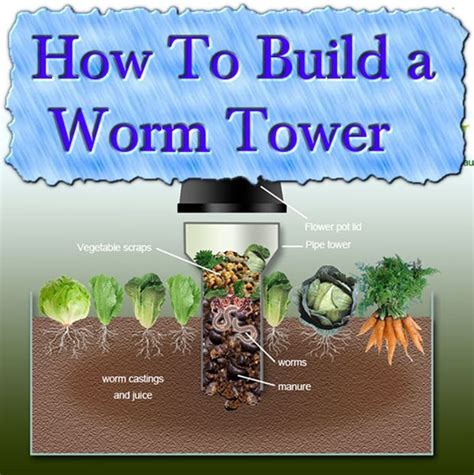 How To Build A Worm Tower Great Idea For Extra Scrap You