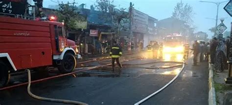 آتش‌سوزی در رشت چند باب مغازه را در کام خود فرو برد خبرگزاری ایلنا