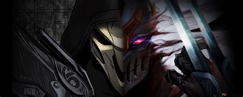 Crossover Of League Of Legends Lol And Overwatch Reaper Vs Zed 4k