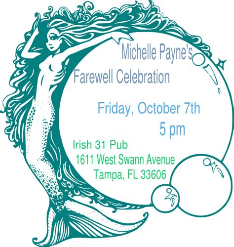 Invitation clipart mermaid, Invitation mermaid Transparent ...