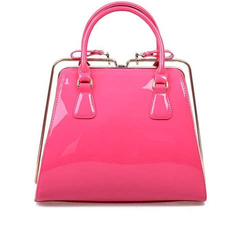 Hot Pink And Gold Patent Julia Doctor Satchel Hot Pink Handbags Patent