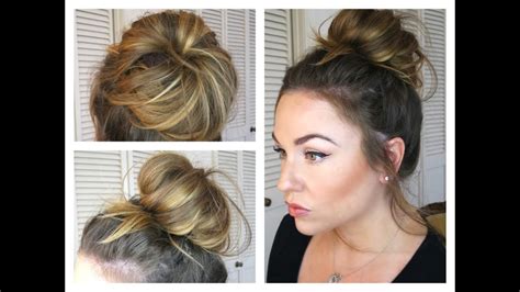 11 how to make a messy bun with thin hair