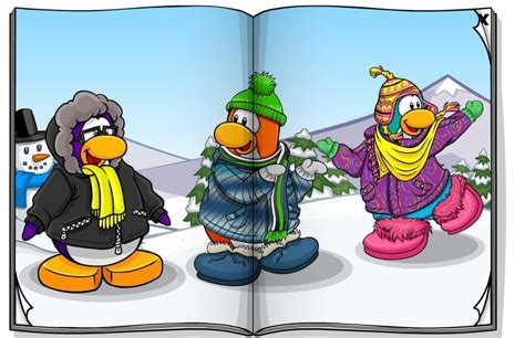 Cp Rewritten February Catalog Winter Items Club Penguin Mountains