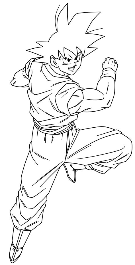 Search through 623,989 free printable colorings at getcolorings. goku lineart 2 by Bejitsu on DeviantArt