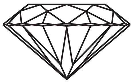 diamond drawing A drawing of diamond tumblr things to draw png - Clipartix
