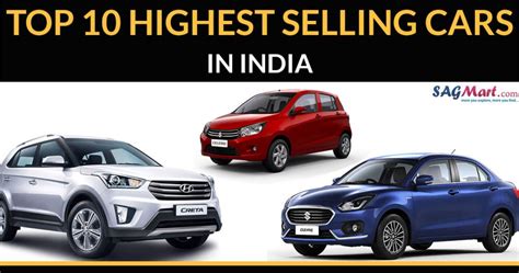 Top Highest Selling Cars In India Sagmart