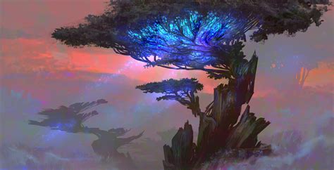 Luminescent Giants By David Frasheskithese Towering Trees Produce Seeds
