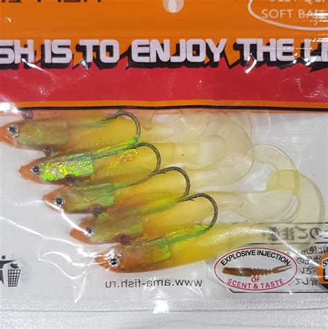 Soft Plastic Fishing Lures Yellow Online Fishen Supplies
