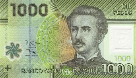 1000 Chilean Pesos Banknote Ignacio Carrera Pinto Exchange Yours