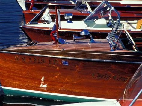 Vintage Wood Boats Lake Union Seattle Washington Usa Photographic