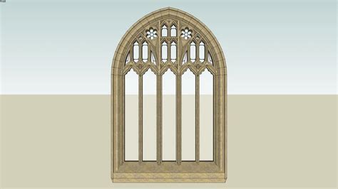 3d Victorian Arched Gothic Church Window 3d Warehouse