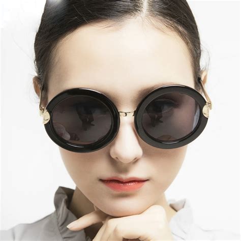 new 2018 vintage oversized round sunglasses women luxury brand retro cool sunglass outdoor uv400