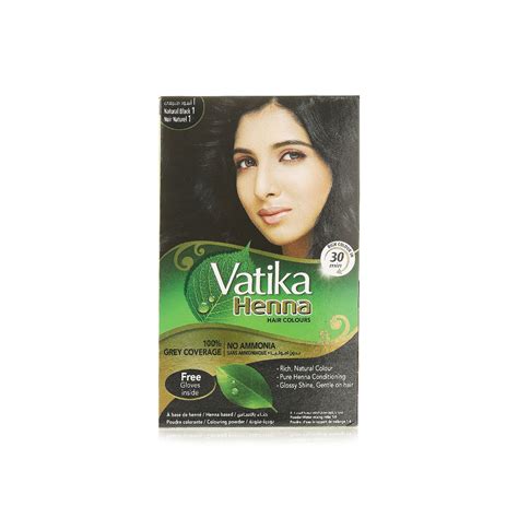 Dabur Vatika Henna Hair Colour Natural Black 10g Waitrose Uae And Partners