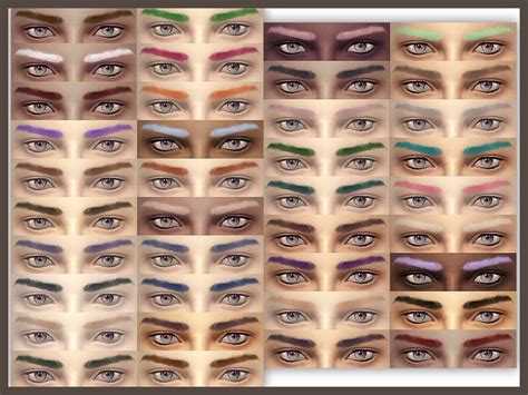 Jsboutique Male Eyebrows I Sims 4 Update Sims Cc Facial Hair