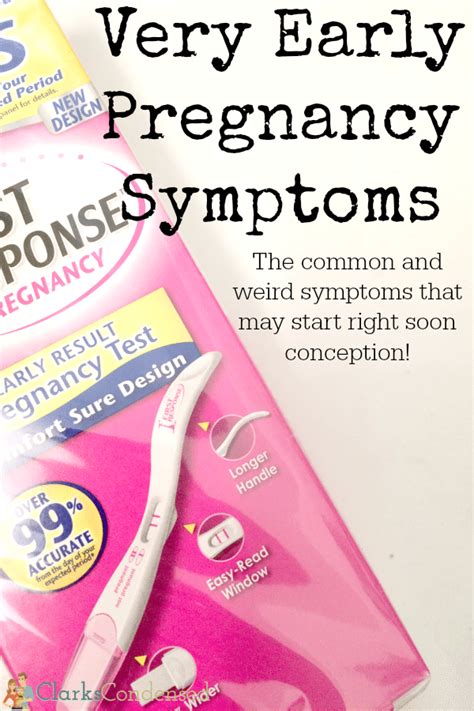 70 Early Pregnancy Symptoms The Normal Weird And Unexpected