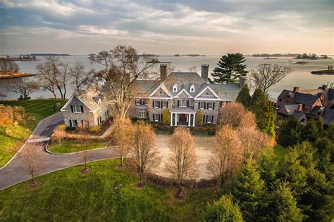A $11.9 Million Stone Colonial House in Connecticut Has Magnificent