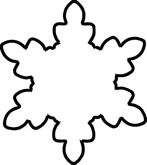 2164x2431 Outline Snowflake Coloring Page Wecoloringpage Snowflake