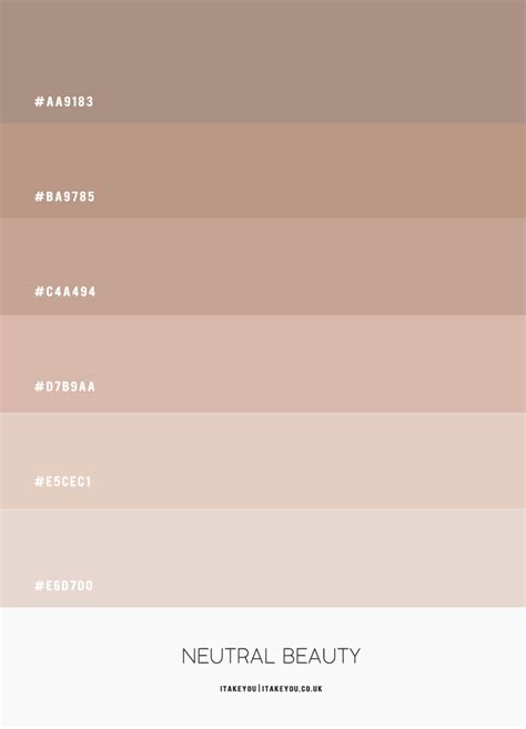 Neutral Color Palette Hex Codes Today Ill Be Sharing 14 Example Of