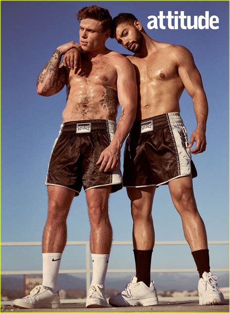 Gus Kenworthy Goes Shirtless For Attitude Cover With Laith Ashley