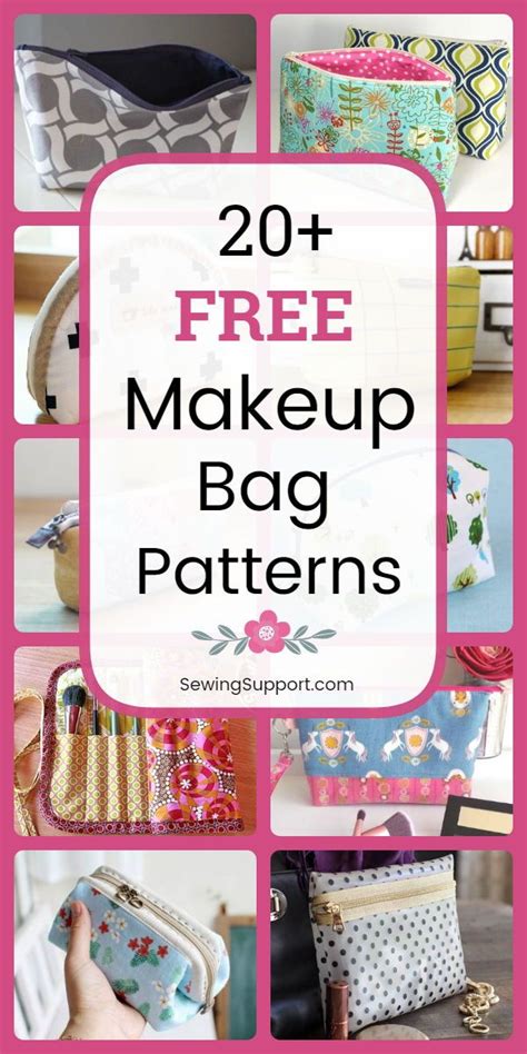 20 Free Makeup And Cosmetic Bag Sewing Patterns And Diy Projects And