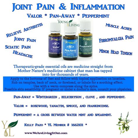Young Living Essential Oils Inflammation Joint Pain Sciatica Essential